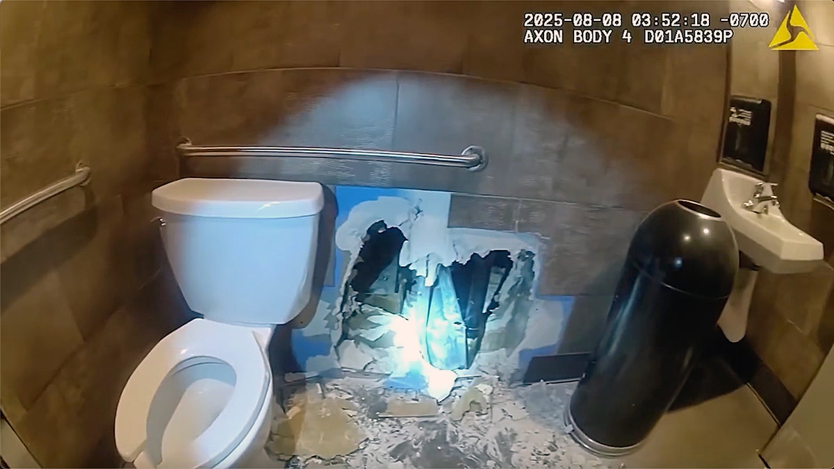 Washington Starbucks hit by unusual tunneling burglary scheme in Kingston 1 Hole in Starbucks bathroom wall used in burglary