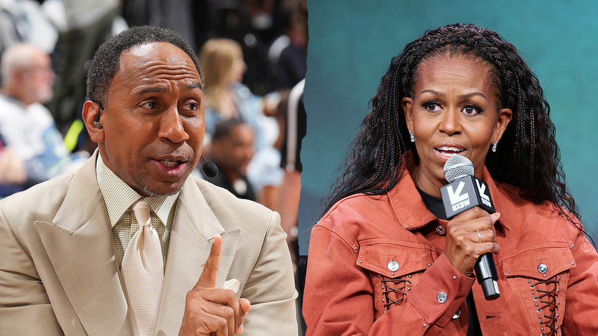 Stephen. Smith and Michel Obama