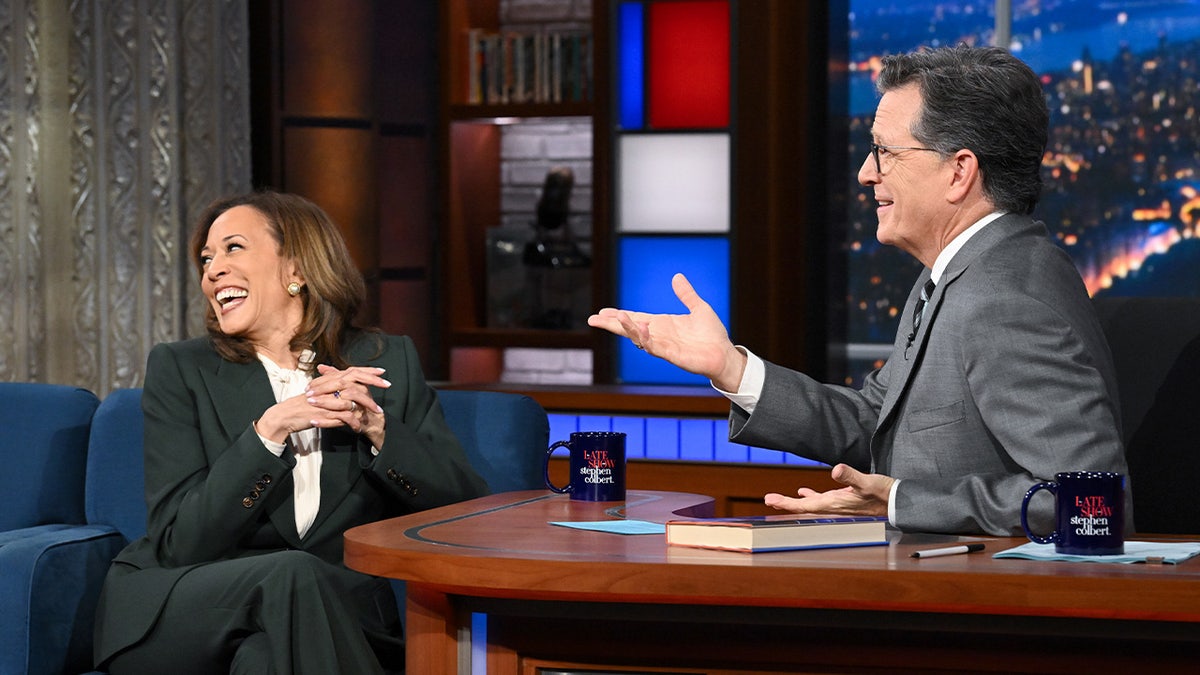 stephen-colbert-kamala-harris Kamla Harris says she will do a 2024 campaign in a different way but how will it not say it