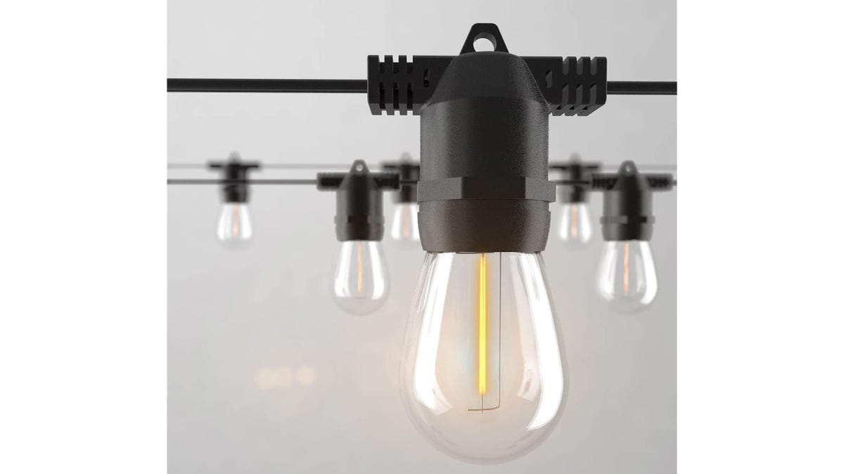 Add a festive touch to your patio with these lights.