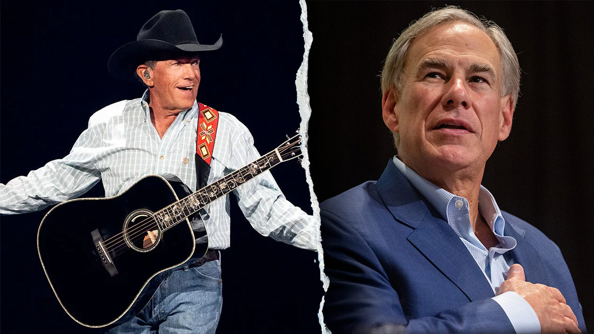 George Strait and Texas Governor Greg Abbott