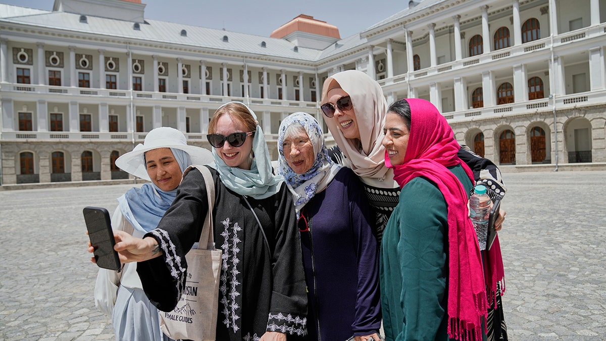 taliban promotes tourism as all female group travels to afghanistan