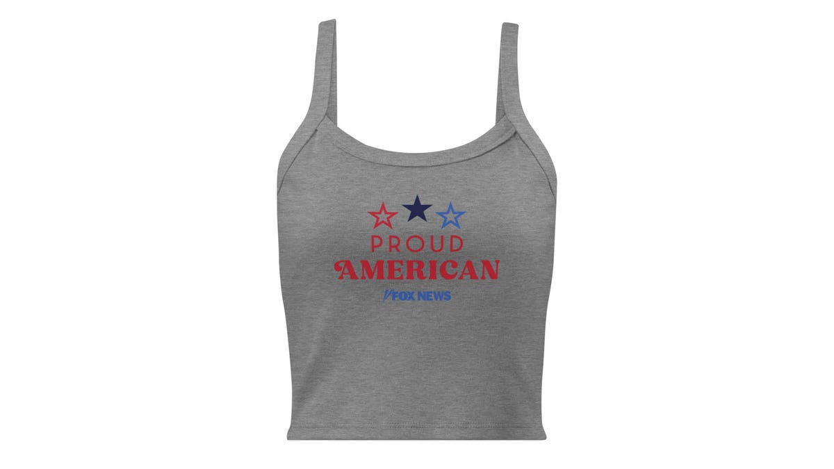 Wear your patriotism with confidence with this tank top.