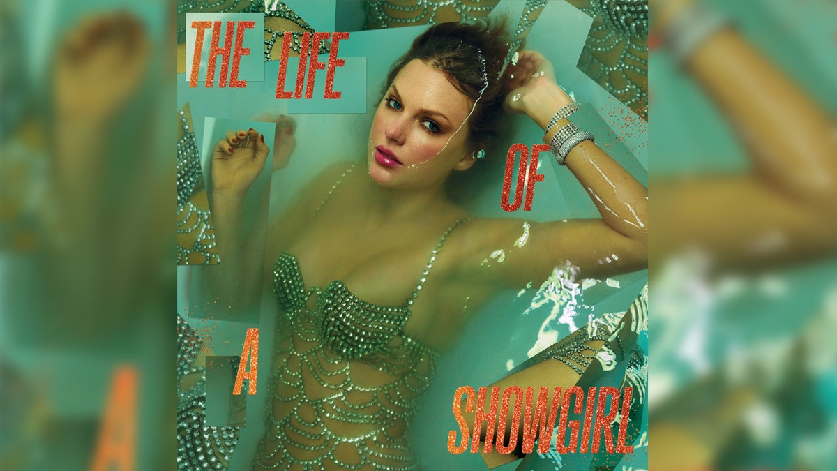 Taylor Swift wears sparkling dress on album cover