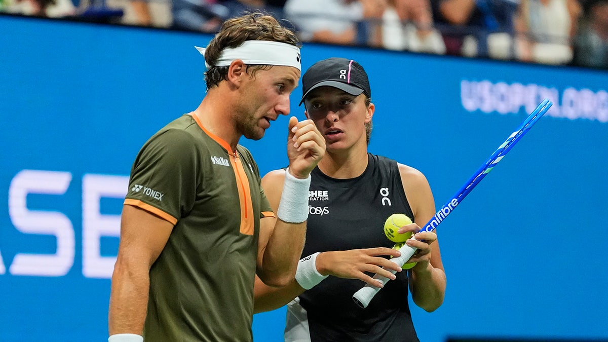 Casper Ruud and Iga Swiatek