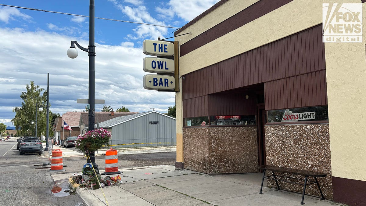 Signage for The Owl Bar Anaconda Montana