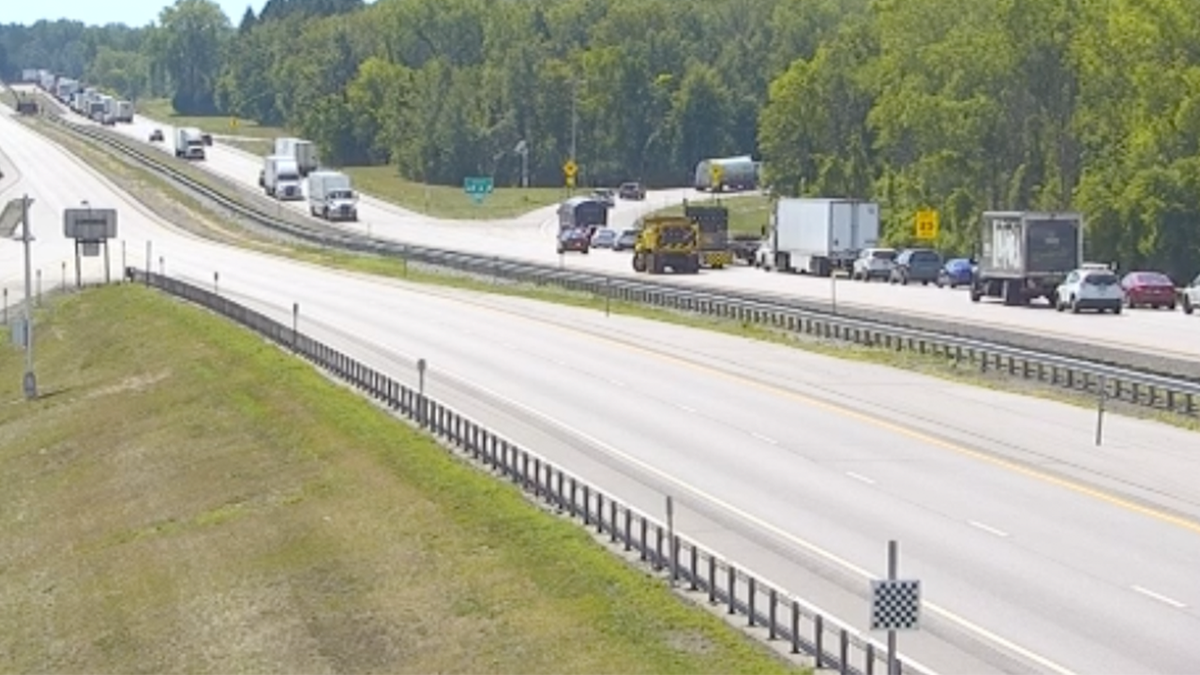 Closures caused a traffic diversion on the New York highway.