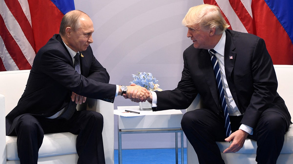 Trump's first meeting with Putin