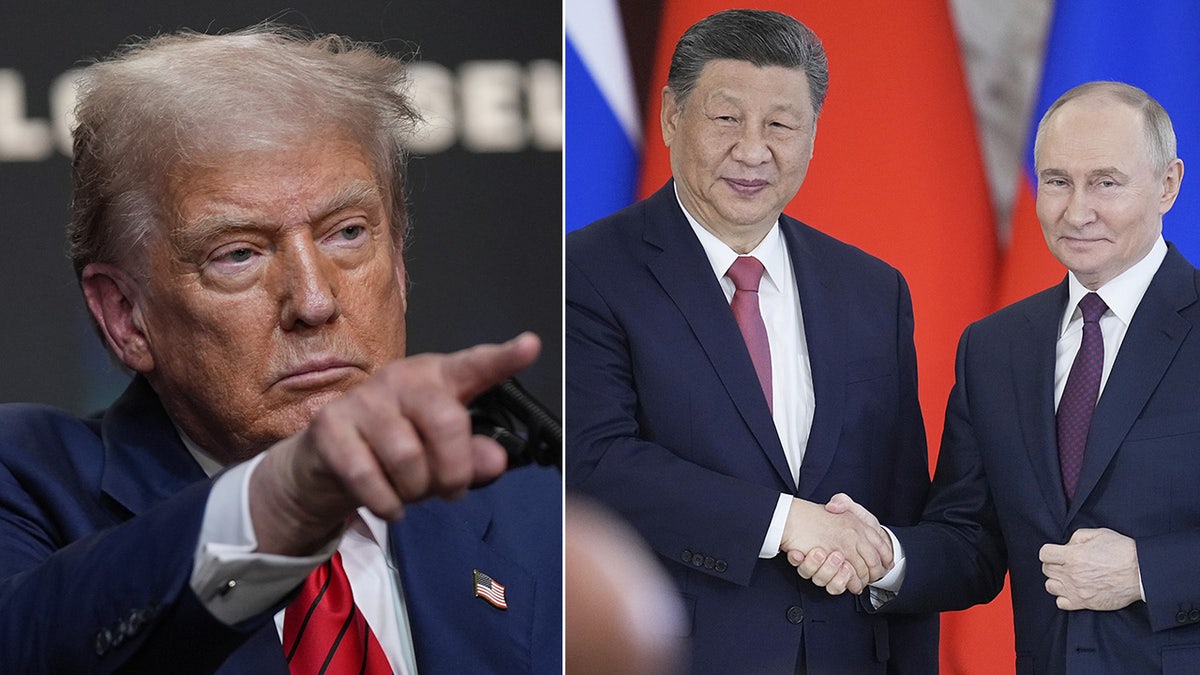 Presidents Trump, Xi and Putin