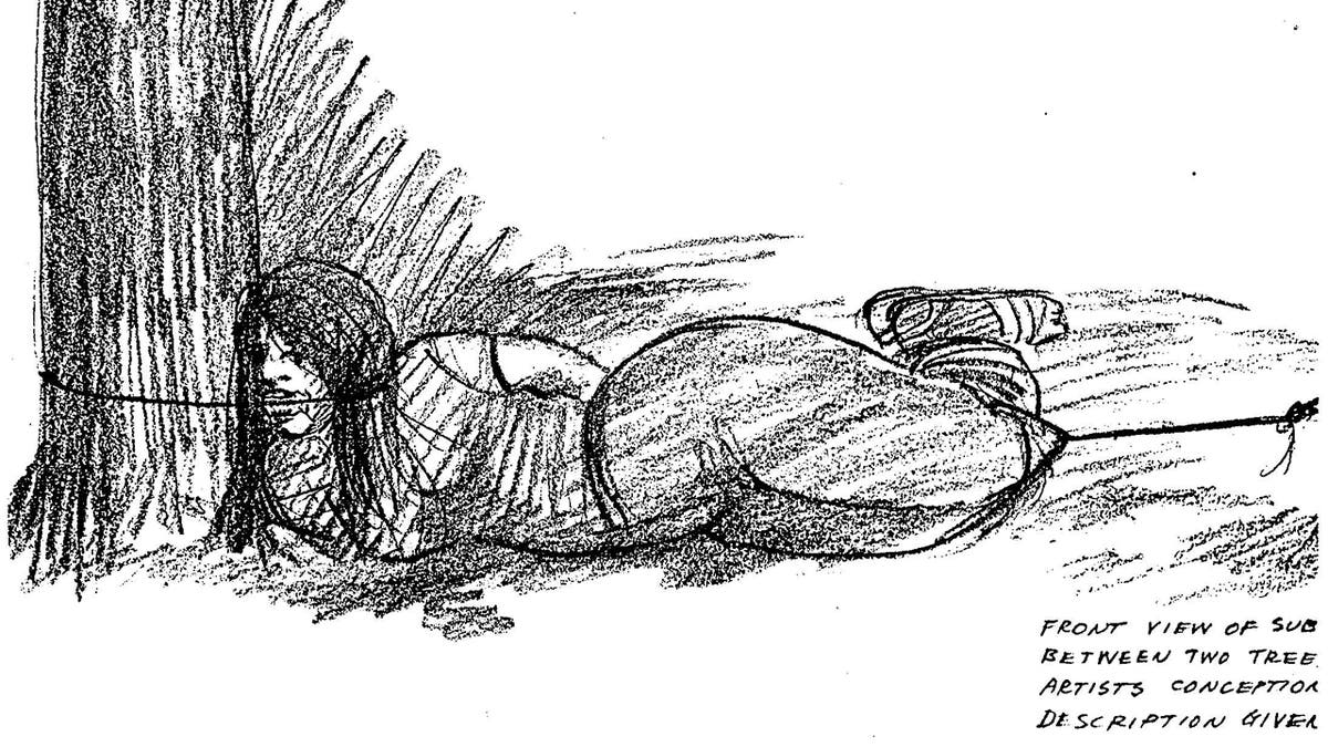 Norma Countryman's sketch is a teenager who survives, allegedly attacked by serial killer Warren Forrest.