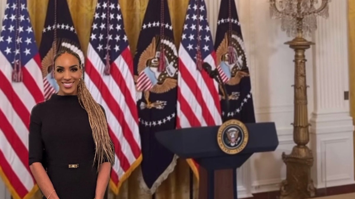 Annemarie Wiley at the White House