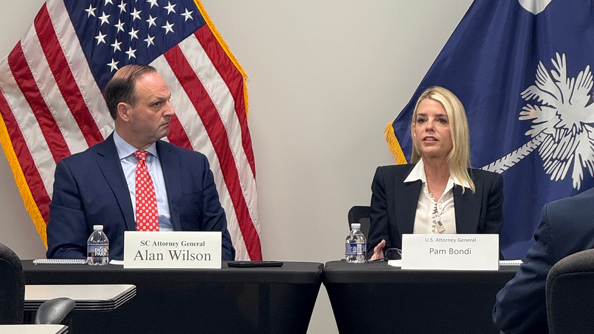 Wilson and Bondi sit at South Carolina law enforcement meeting