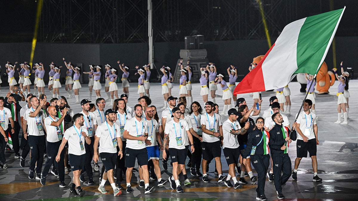 Italy's delegation at 2025 World Games