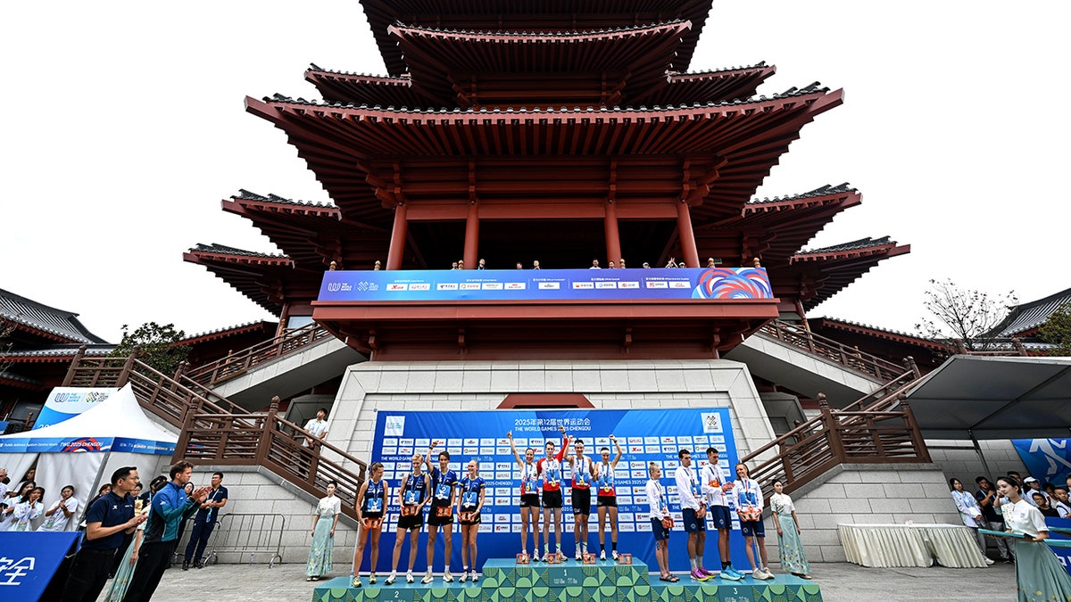World Games Orienteering medal ceremony
