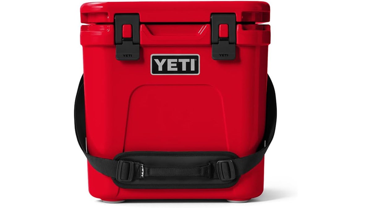 Save space with a tall Yeti cooler.
