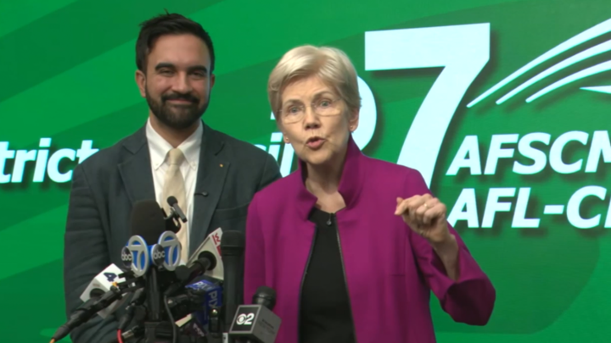 Massachusetts progressive champion Senator Elizabeth Warren held court-wide news on behalf of New York City mayoral candidate Zohran Mamdani.