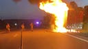 Vegan firefighter hoses down burning tractor-trailer carrying 40,000 pounds of ribeye steaks: 'Total loss'