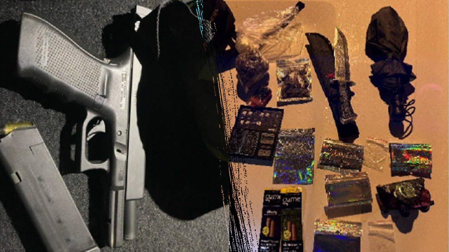 Recovered Items from Crime Sweep