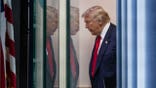 Trump arrives to discuss crime in DC