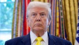 US President Donald Trump in the Oval Office of the White House in Washigton, DC, US, on Thursday, Aug. 7, 2025. Photographer: Yuri Gripas/Abaca/Bloomberg via Getty Images