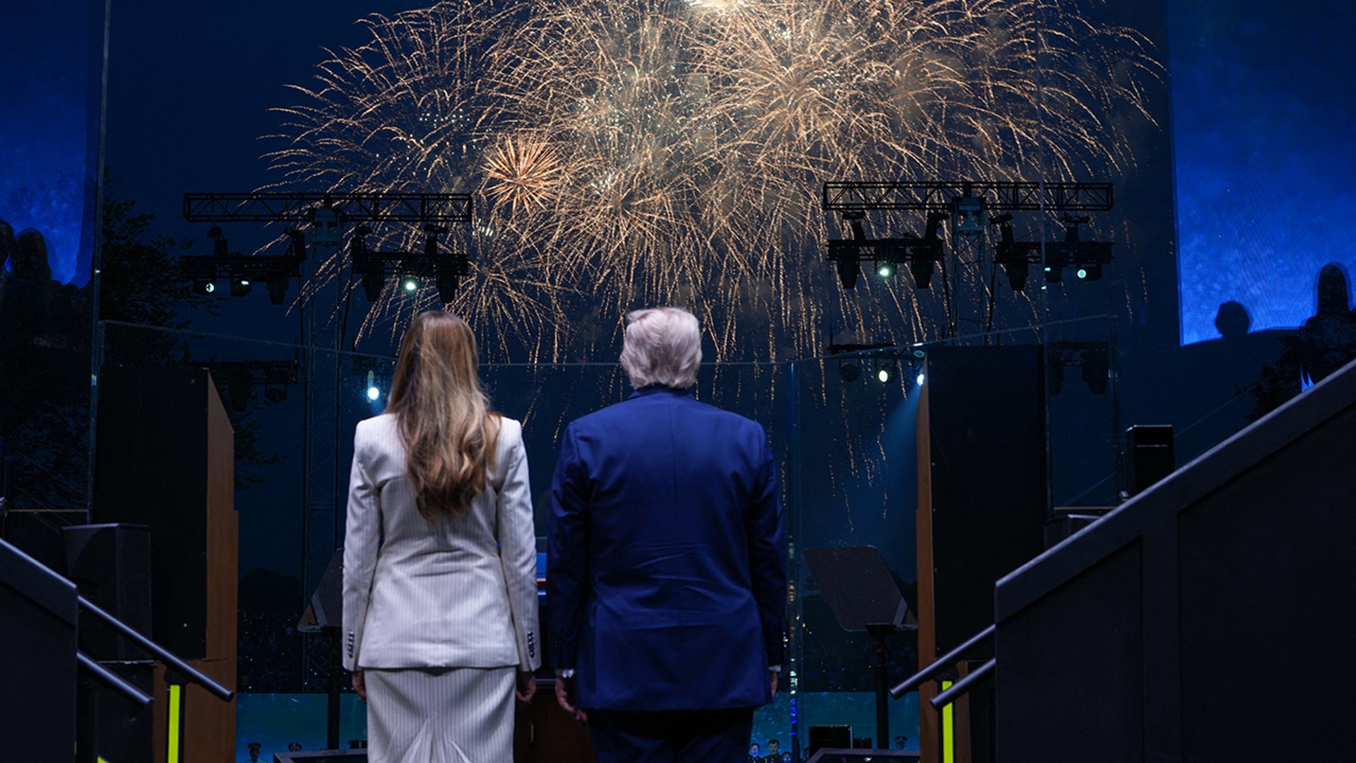 first lady melania trump fireworks
