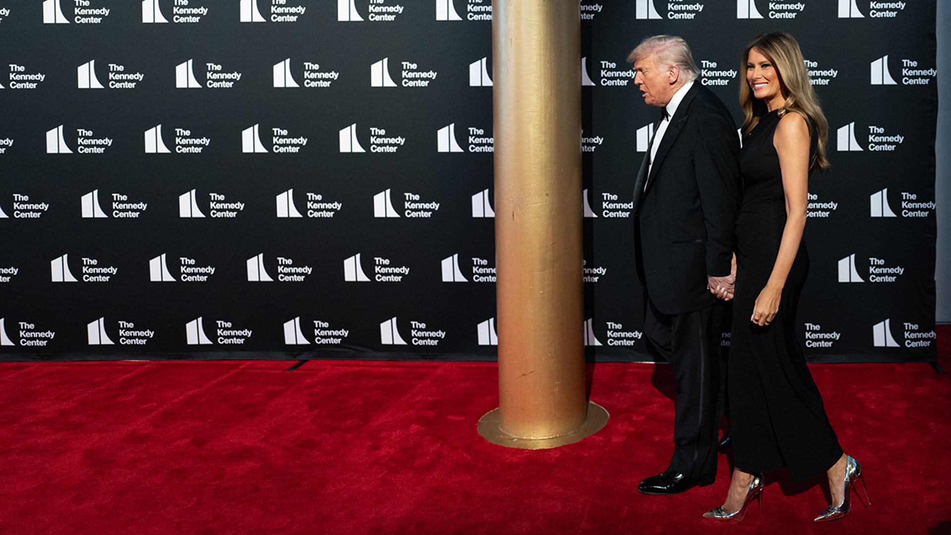 President Donald Trump and First Lady Melania Trump kennedy center