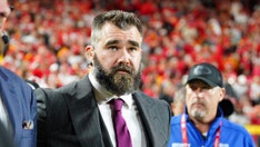 Jason Kelce defends himself after debuting new look in podcast featuring Taylor Swift: 'Don't hate me'