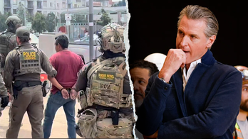 WATCH: US Border Patrol agents make arrest outside Gavin Newsom anti-Trump rally