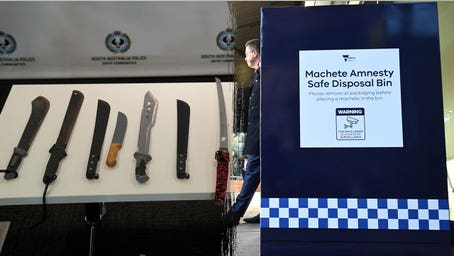Australian state rolls out machete ‘disposal bins’ ahead of ban