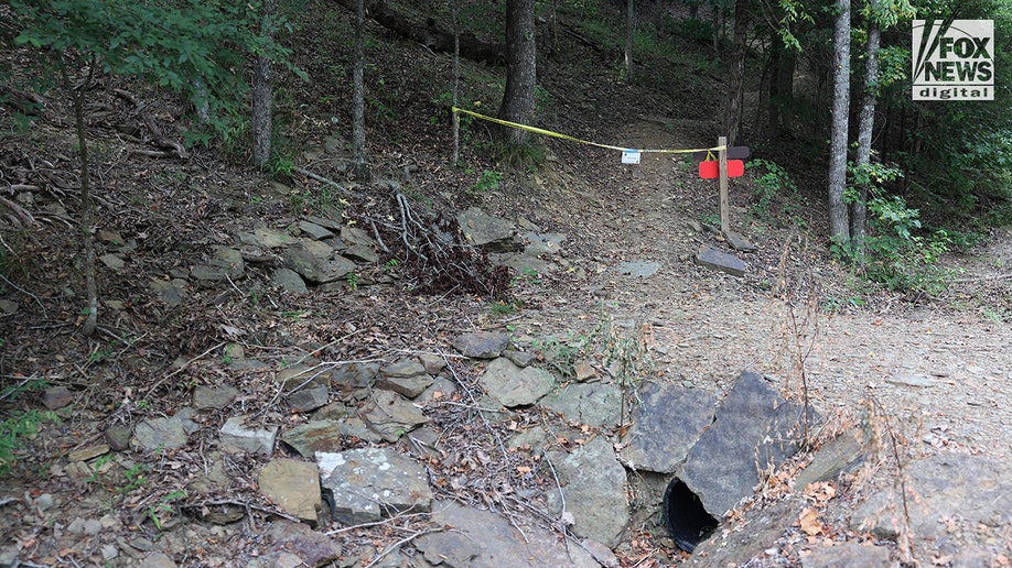 Murder scene at Arkansas park blocked off with caution tape