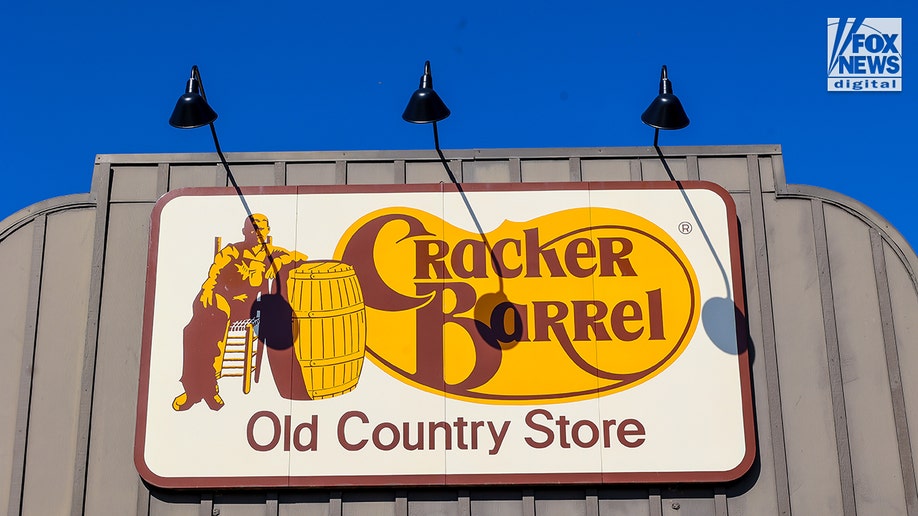 Exterior of Cracker Barrel after new logo and rebranding change.