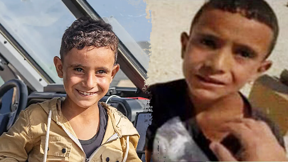 Abdul Rahim Muhammad Hamden smiling and Abdul Rahim Muhammad Hamden looking on in split image