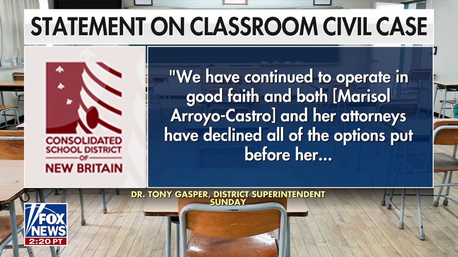 First portion of a statement from the Consolidated School District of New Britain