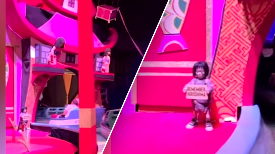 Business owner behind mysterious ‘Remember Hiroshima’ protest doll at Disneyland’s ‘Small World’ ride revealed