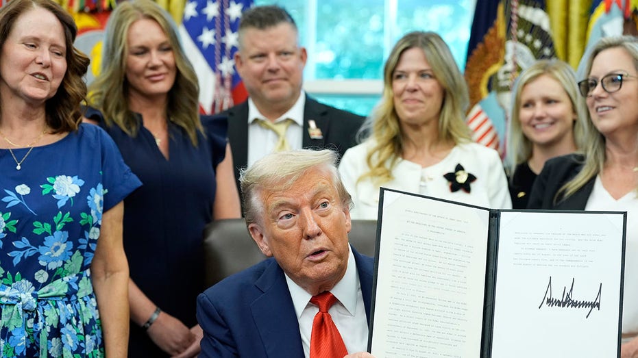 Trump signs proclamation commemorating Abbey Gate attack anniversary with Gold Star families