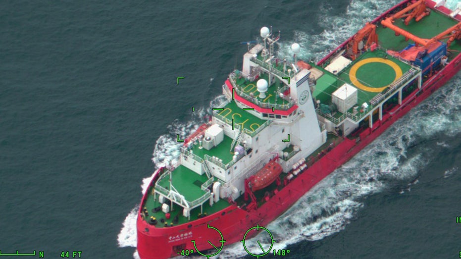 Coast Guard warns of 'increased Chinese research vessel activity' in the US Arctic
