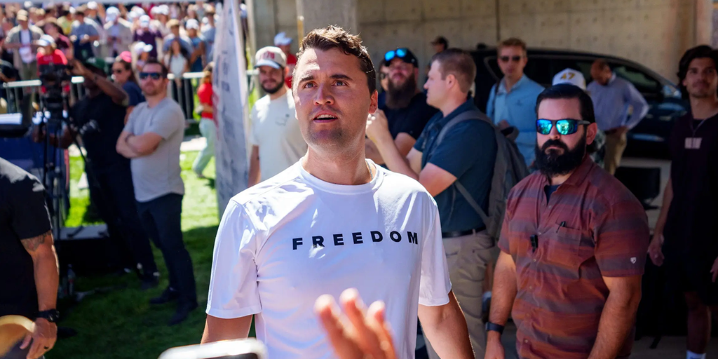 TPUSA to give away 5,000 Charlie Kirk ‘freedom’ shirts at Penn State-Oregon  game that Kirk planned to attend