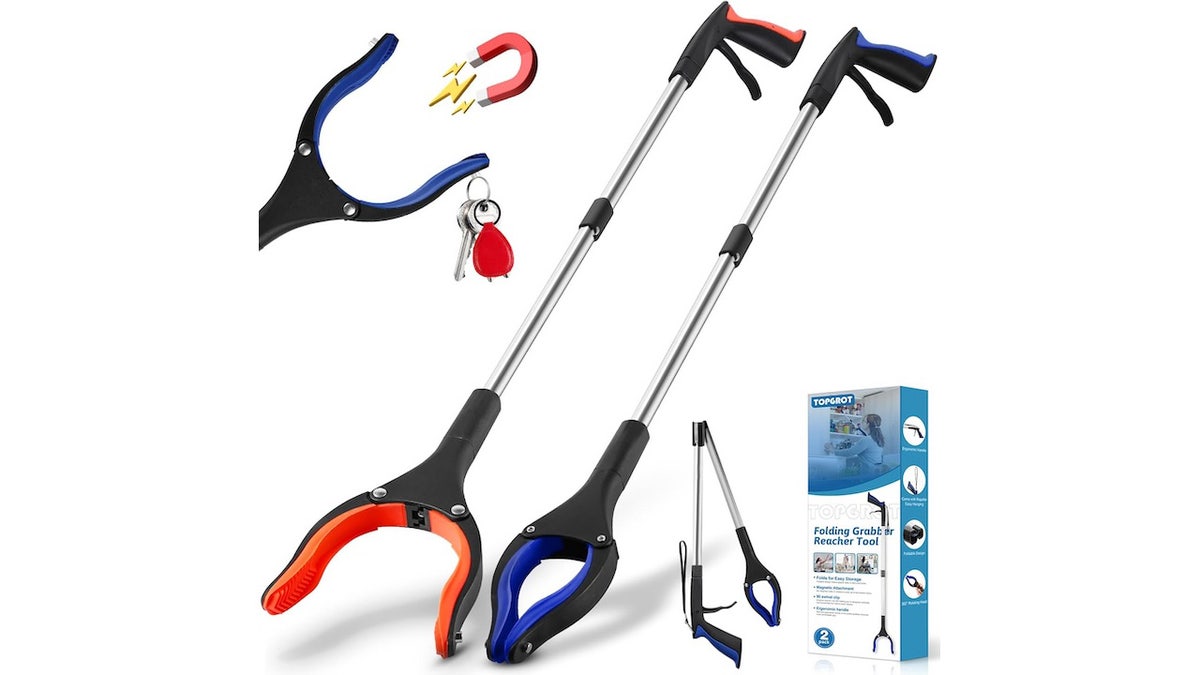 Grab out-of-reach items with ease with this magnetic grabber.
