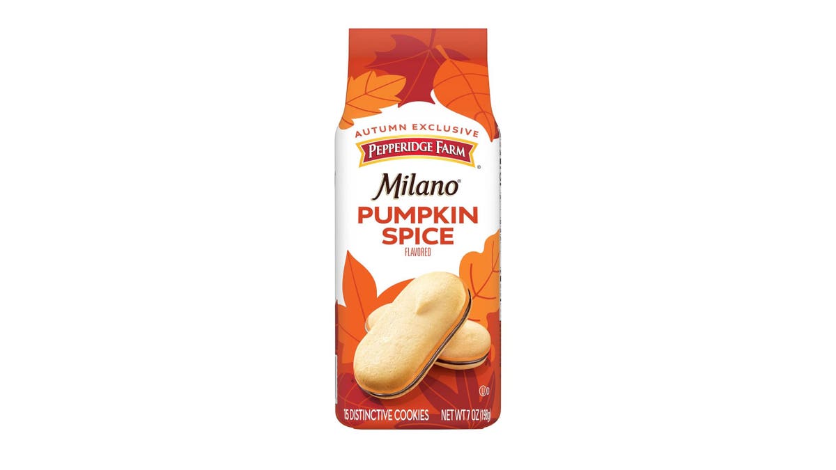 Milano cookies are light, delicious cookies that now have pumpkin spice in them.