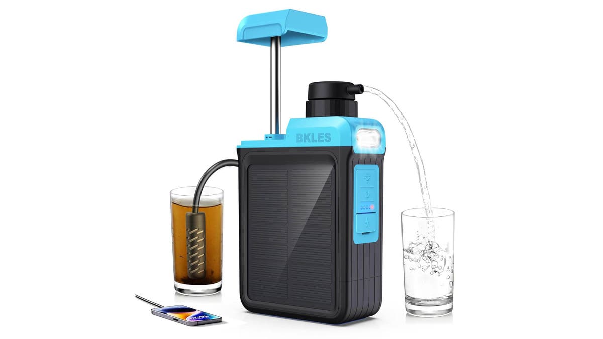 This filter doubles as a light and power bank.