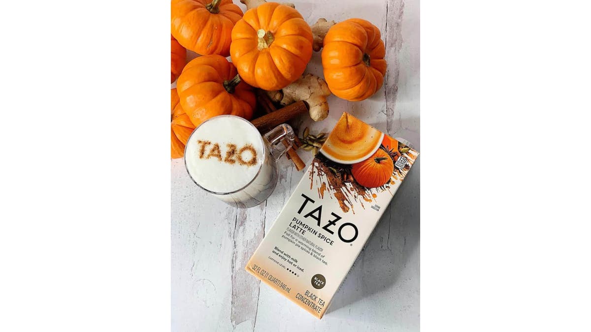 Create delicious pumpkin spice tea lattes by just adding milk.