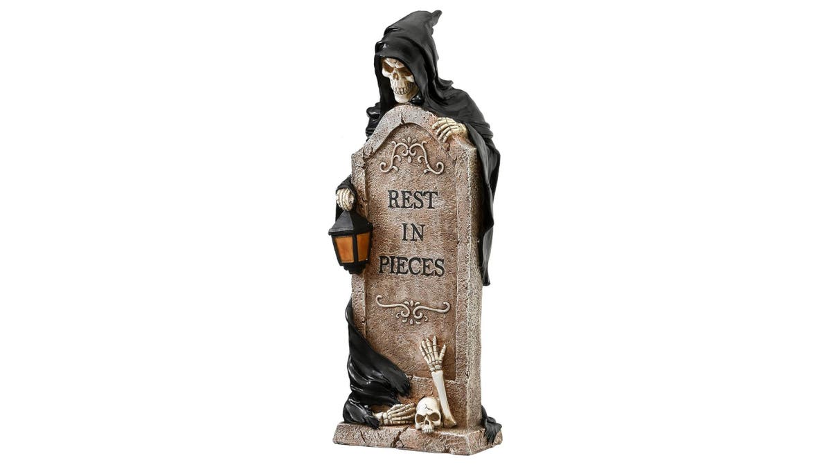 Make your yard a haunting cemetery.