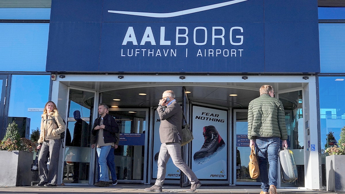 Aalborg airport in Denmark