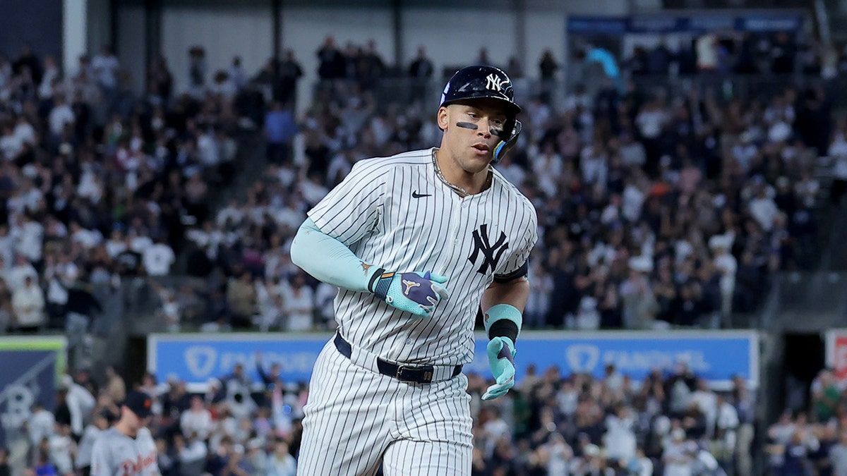 Aaron Judge after home run