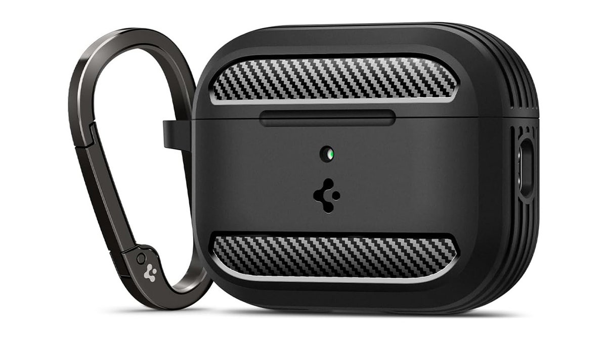 Try this rugged TPU AirPods case with shock-absorbing design.