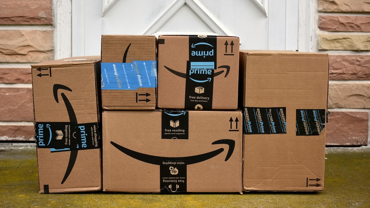 Amazon Prime boxes delivered home