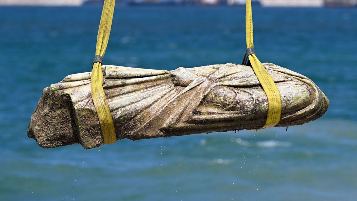 Ancient Egyptian party town artifacts ocean discovery