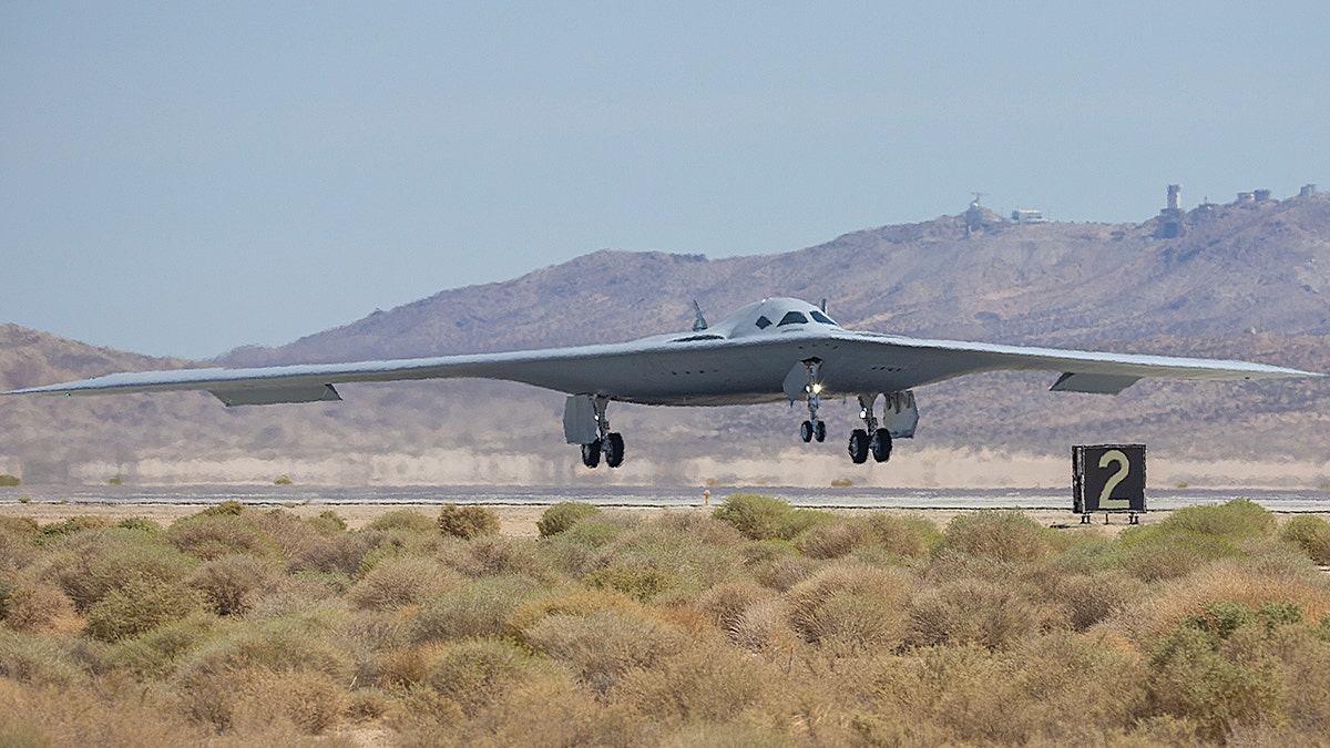 B-21 on the runway