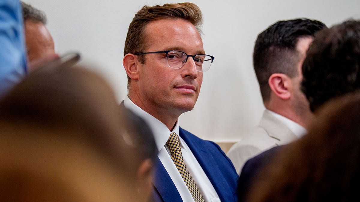 Benny Johnson at a White House press conference