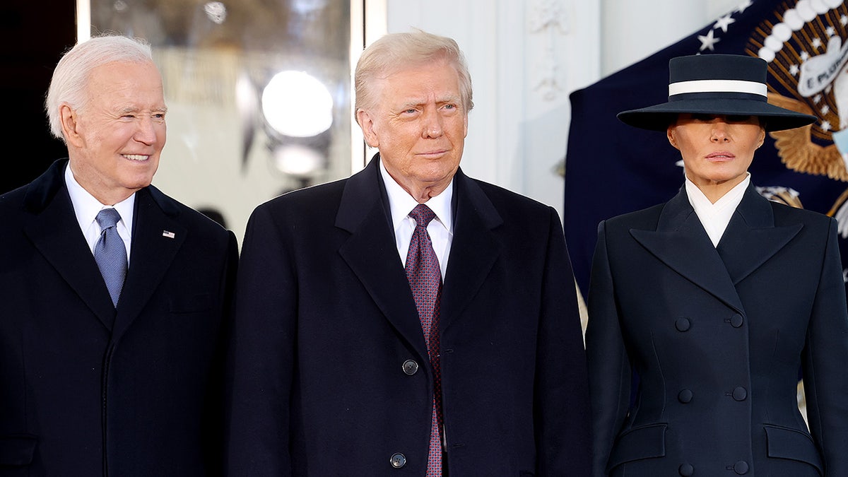 Biden and Trump at the inauguration